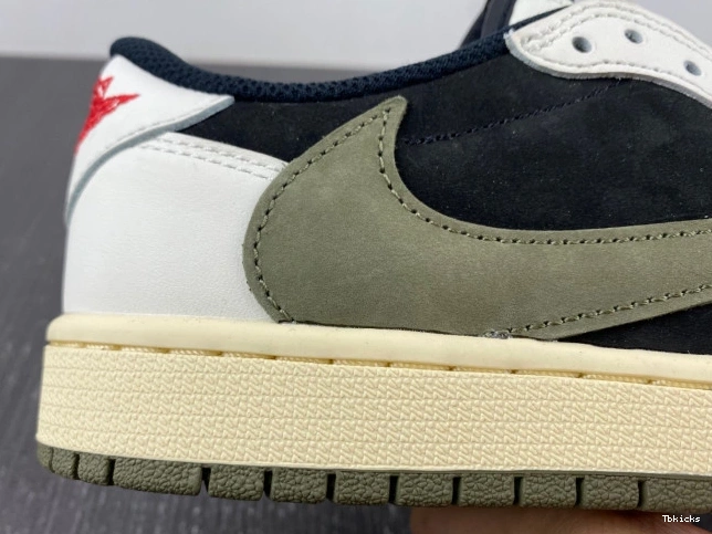 Rep TBK Low Travis 1 Olive Scott WMNS OG x Air Jordan DZ4137-106 0814